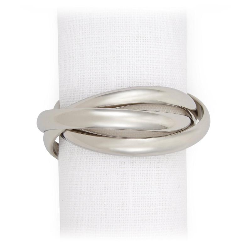 Three Rings Platinum - Set of 4