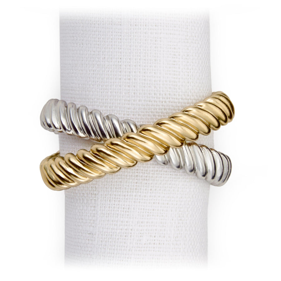 Deco Twist Napkin Jewels - Set of 4