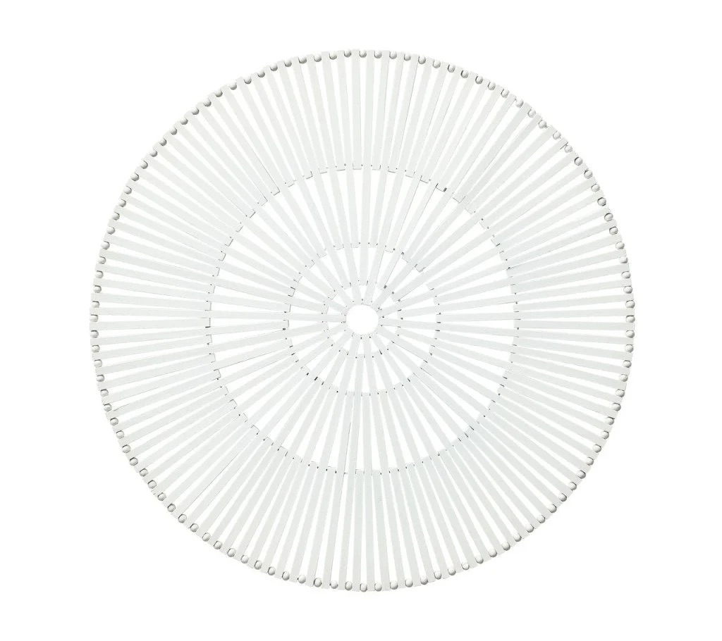 Spoke Placemat White Set of 4