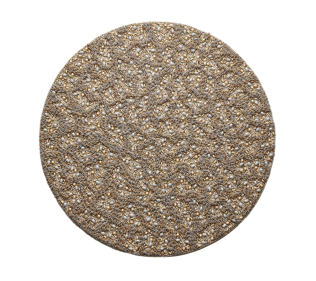 Bouclé Placemat Gold/Silver