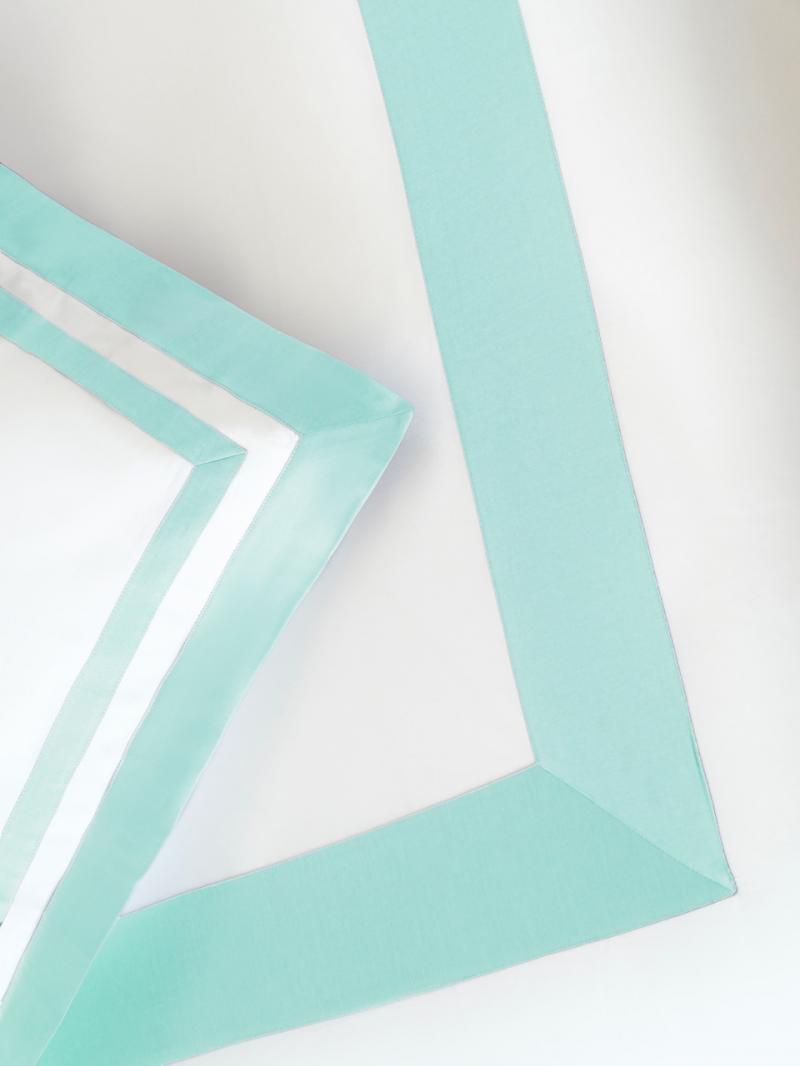 BANDES - BED LINEN SET - 600 TC - Aqua blue - 140 Image