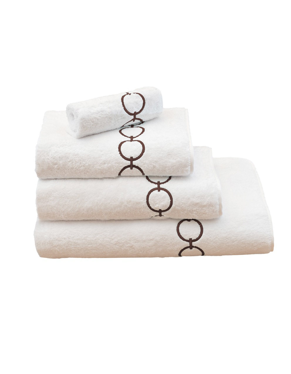 CERCLES - BATH LINEN SET - Brown