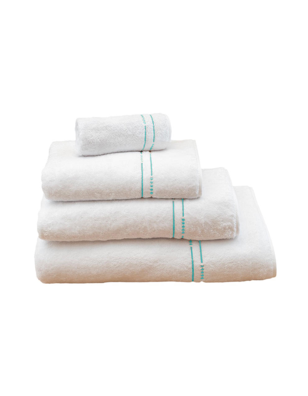 HANOI - BATH LINEN SET - Aqua blue