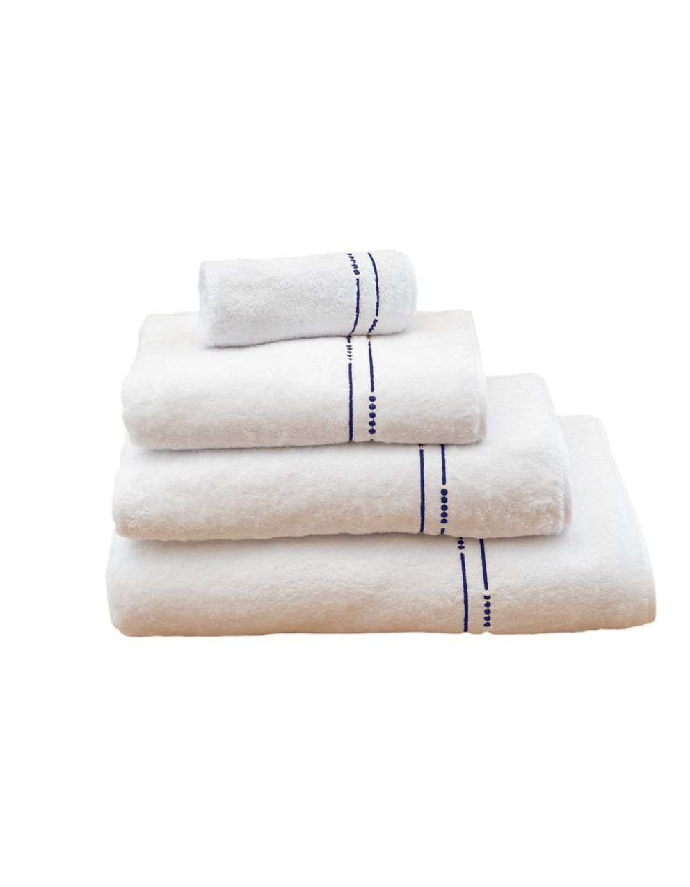 HANOI - BATH LINEN SET - Navy blue