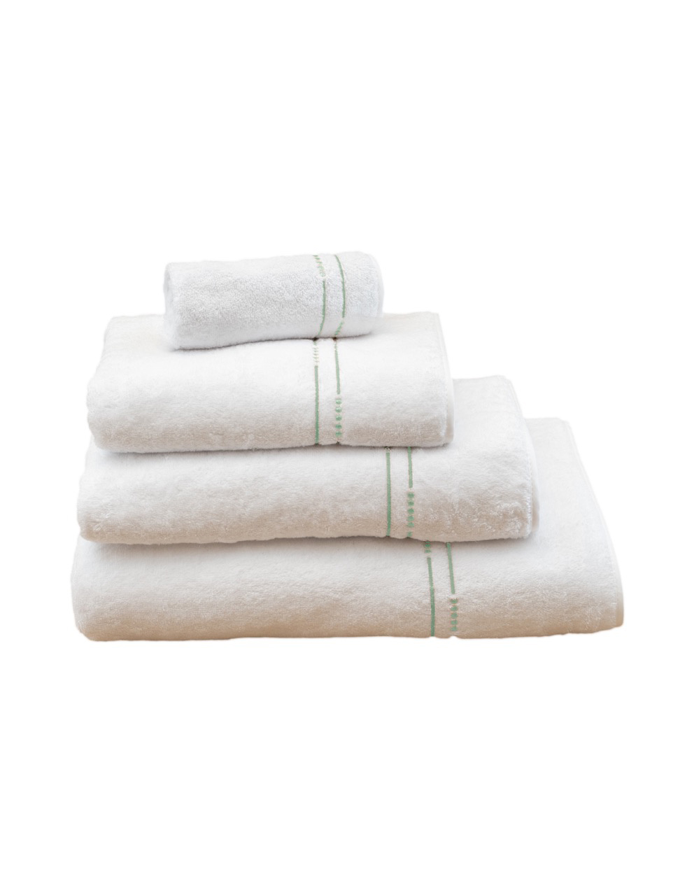 HANOI - BATH LINEN SET - Sage green