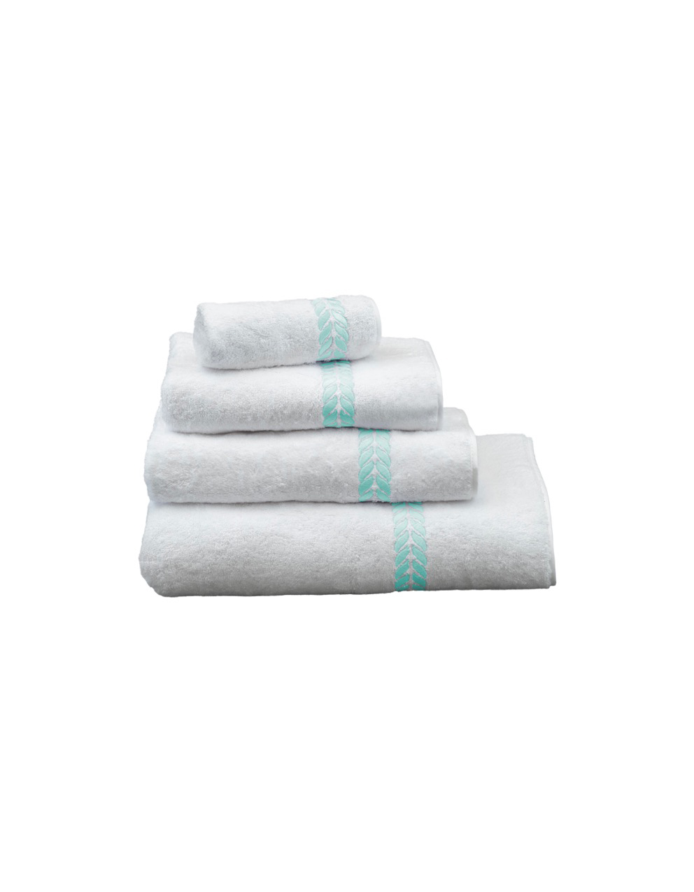 OCEANA - BATH LINEN SET - Aqua blue