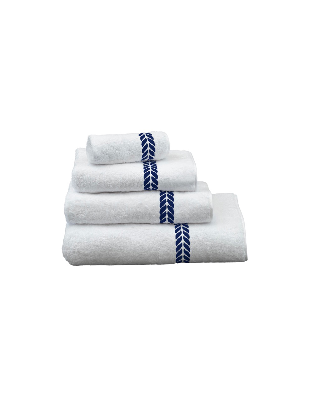 OCEANA - BATH LINEN SET - Navy blue