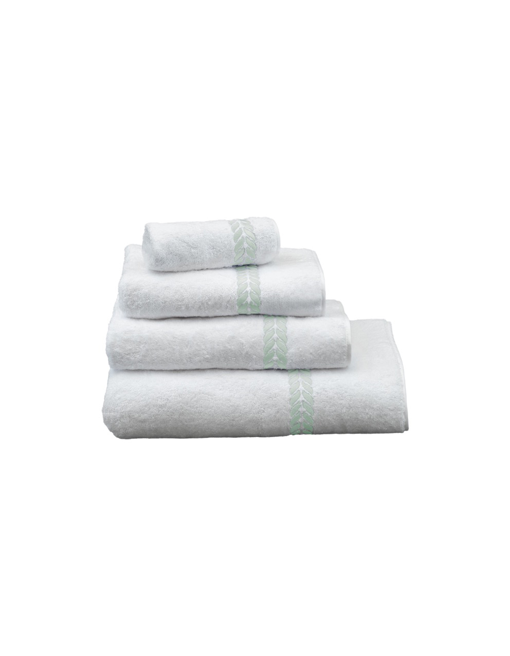 OCEANA - BATH LINEN SET - Sage green