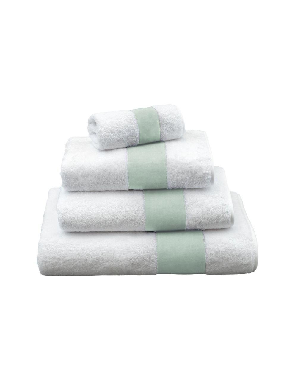 BANDES - BATH LINEN SET - Sage green