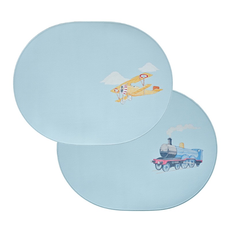 Placemat Vintage Transport Reversible